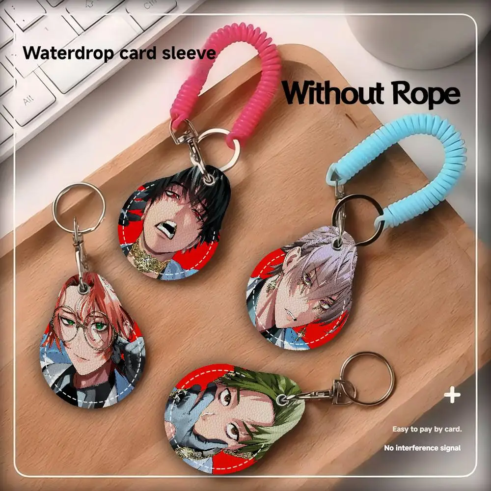 COOL Manga Comic P-phantom Busters Keychain Access Card Bag Key Tag Ring Leather Card Holder Keychain Key Ring Door Lock
COOL Manga Comic P-phantom Busters Keychain Access Card Bag Key Tag Ring Leather Card Holder Keychain Key Ring Door Lock