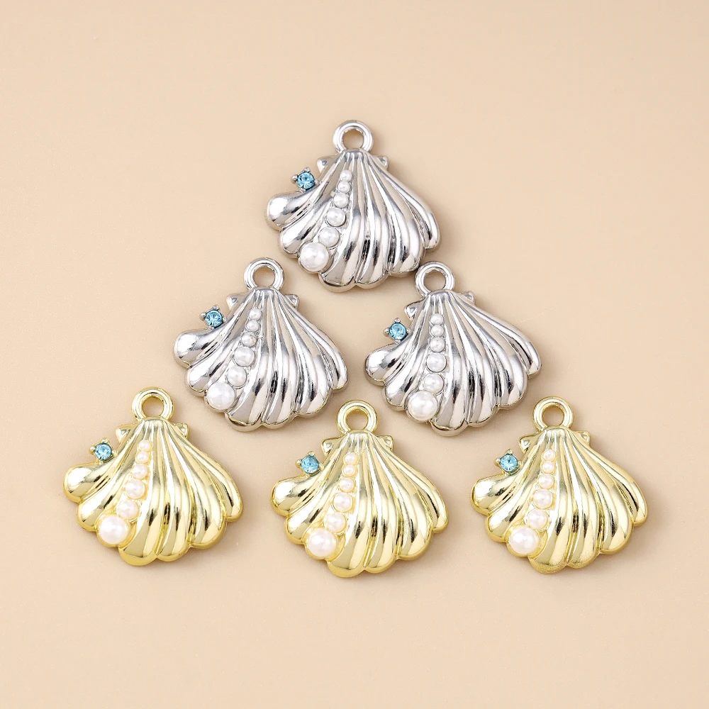 Leslie 5pcs Gorgeous Pearls Conch Shell Charms for Jewelry Making Earrings Necklace Pendants DIY Accessories
Leslie 5pcs Gorgeous Pearls Conch Shell Charms for Jewelry Making Earrings Necklace Pendants DIY Accessories