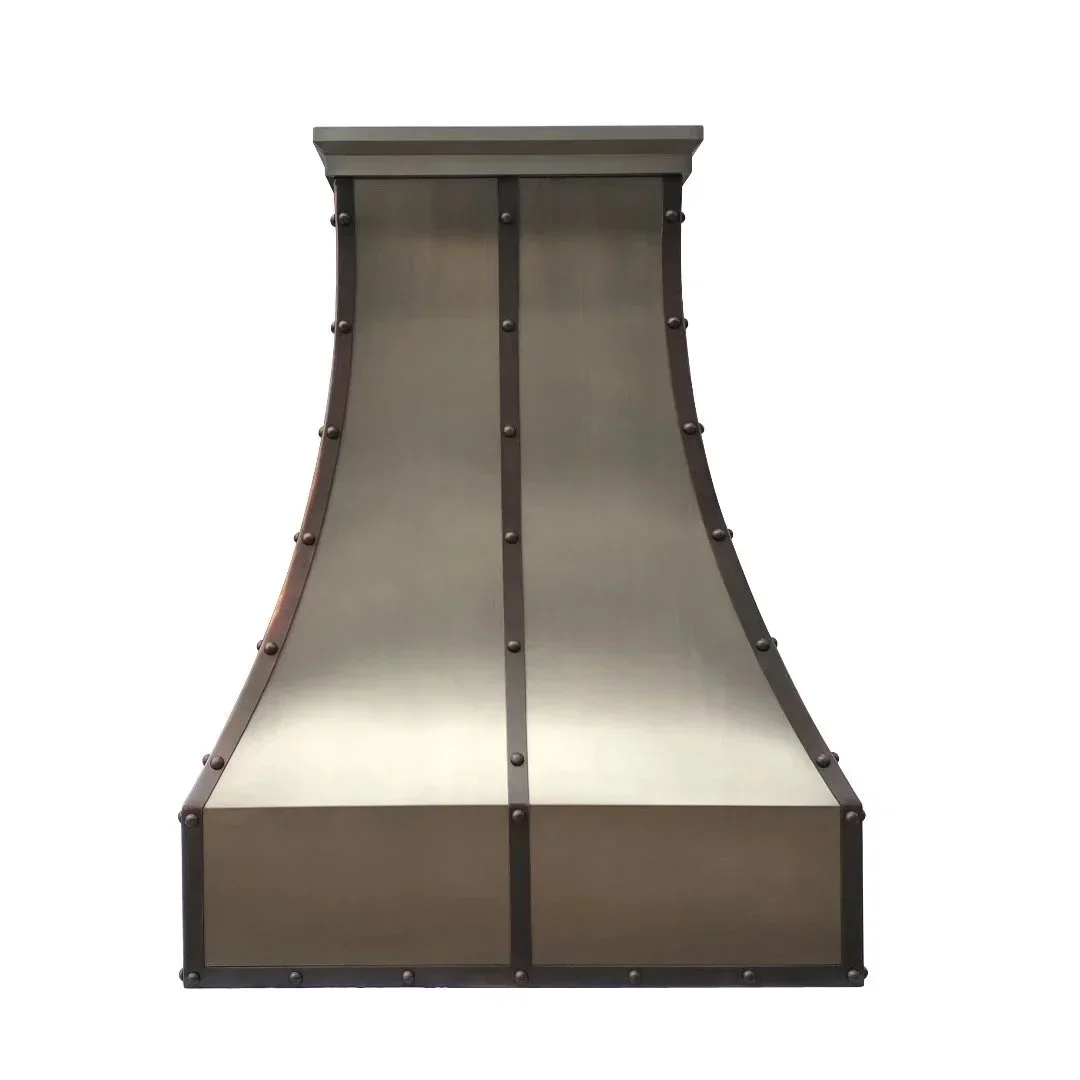 Customized Luxury Zinc Steel Hand Made Wall Mount Brushed Kitchen Range Hood Decoration Chimney Vent Hood Cover
Customized Luxury Zinc Steel Hand Made Wall Mount Brushed Kitchen Range Hood Decoration Chimney Vent Hood Cover