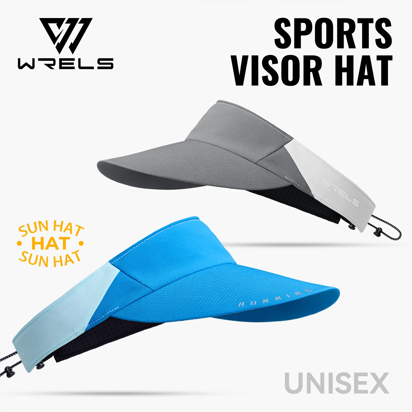 WRELS Summer Sports Sun Visor Empty Top Hat Men Women Lightweight Packable Running Tennis UV Protect Sweat-Absorbing Sport Hat
WRELS Summer Sports Sun Visor Empty Top Hat Men Women Lightweight Packable Running Tennis UV Protect Sweat-Absorbing Sport Hat