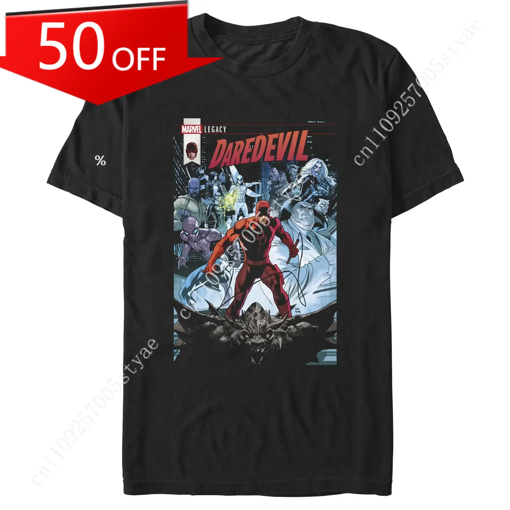 Marvel Men Women Daredevil Legacy Heroes Cover T-Shirt
Marvel Men Women Daredevil Legacy Heroes Cover T-Shirt