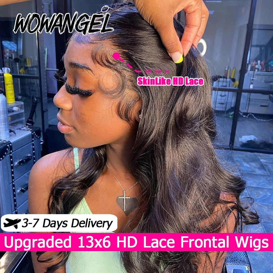 13x6 HD Lace Front Wigs 250% Body Wave Human Hair Wigs Invisible HD Lace Wigs Pre Plucked Glueless Wigs Brazilian Hair For Women
13x6 HD Lace Front Wigs 250% Body Wave Human Hair Wigs Invisible HD Lace Wigs Pre Plucked Glueless Wigs Brazilian Hair For Women