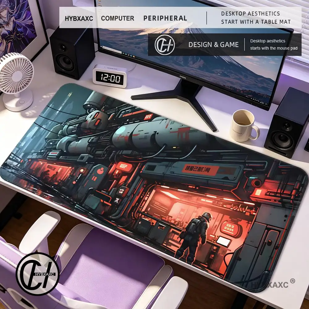 HYBXAXC Anime Science fiction Factory DeskMat Future City MousePad gaming Gamer keyboard MouseMat Desk accessories
HYBXAXC Anime Science fiction Factory DeskMat Future City MousePad gaming Gamer keyboard MouseMat Desk accessories
