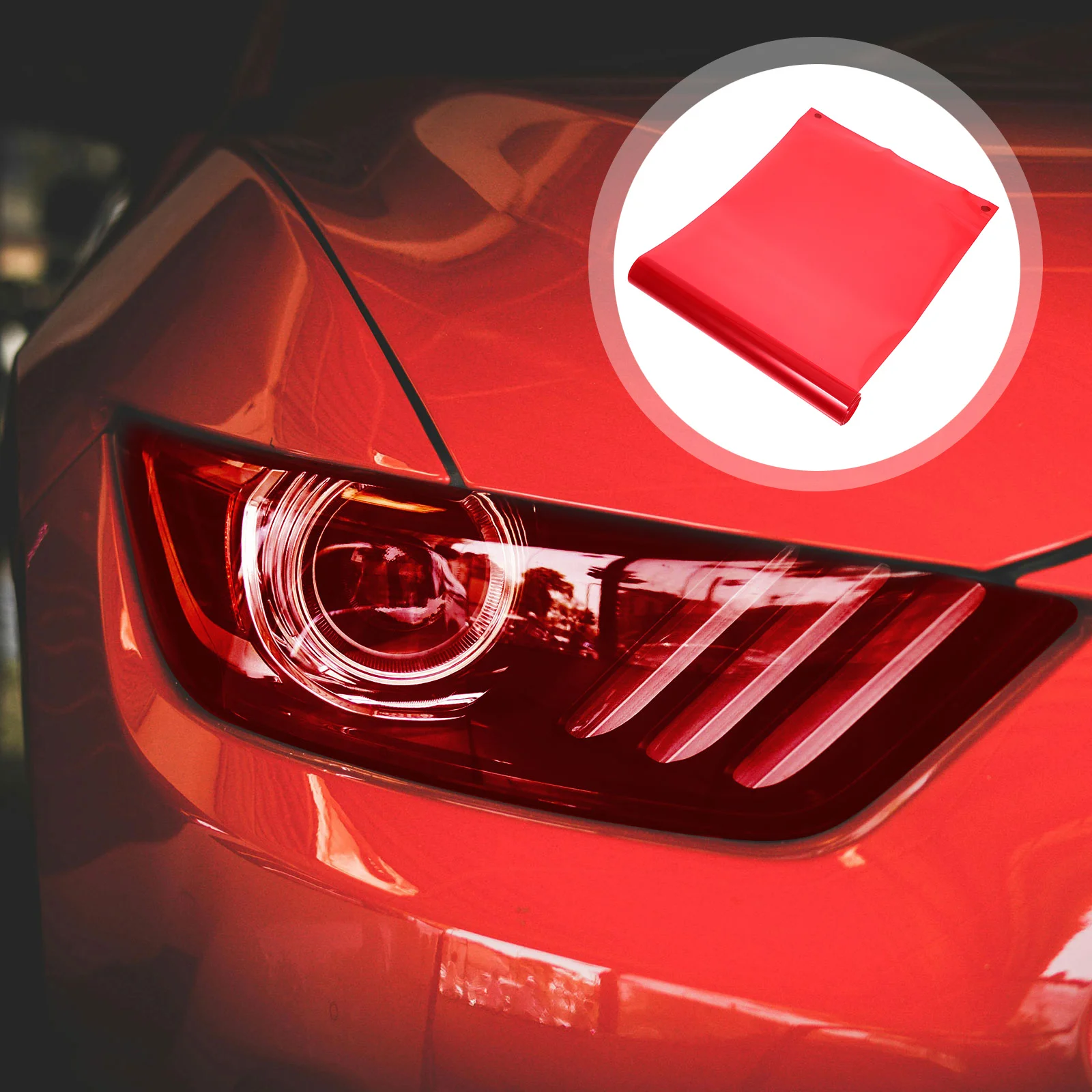 30x120cm Headlight Tint Film Red Self Adhesive Waterproof Stretchable for Car Tail Lights Fog Lights Tint Vinyl Wrap
30x120cm Headlight Tint Film Red Self Adhesive Waterproof Stretchable for Car Tail Lights Fog Lights Tint Vinyl Wrap