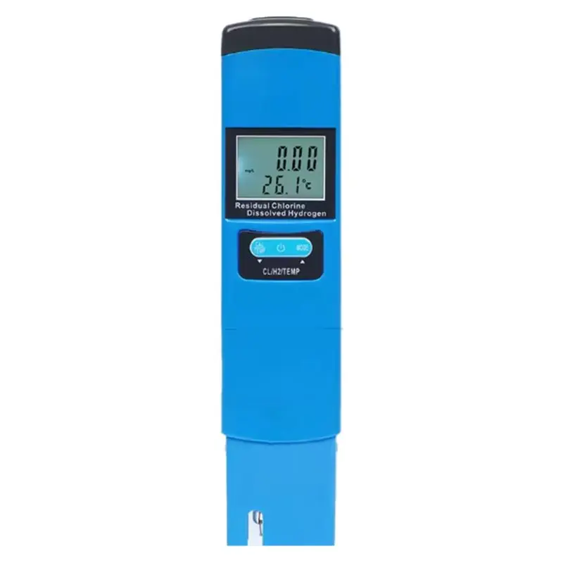 A24F-Digital LCD 3 In 1 Water Quality Tester CL/TEMP/H2 Meter Pen For Aquarium Swimming Pool Hydroponics
A24F-Digital LCD 3 In 1 Water Quality Tester CL/TEMP/H2 Meter Pen For Aquarium Swimming Pool Hydroponics