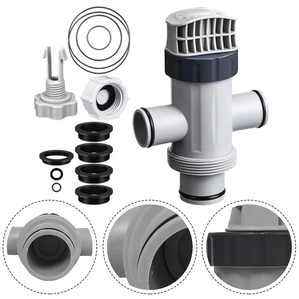 14 Pcs Pool Filtration Accessory Set with Dual Split Hose Valve & Drain Cap Enhance For Intex Pool Maintenance
14 Pcs Pool Filtration Accessory Set with Dual Split Hose Valve & Drain Cap Enhance For Intex Pool Maintenance