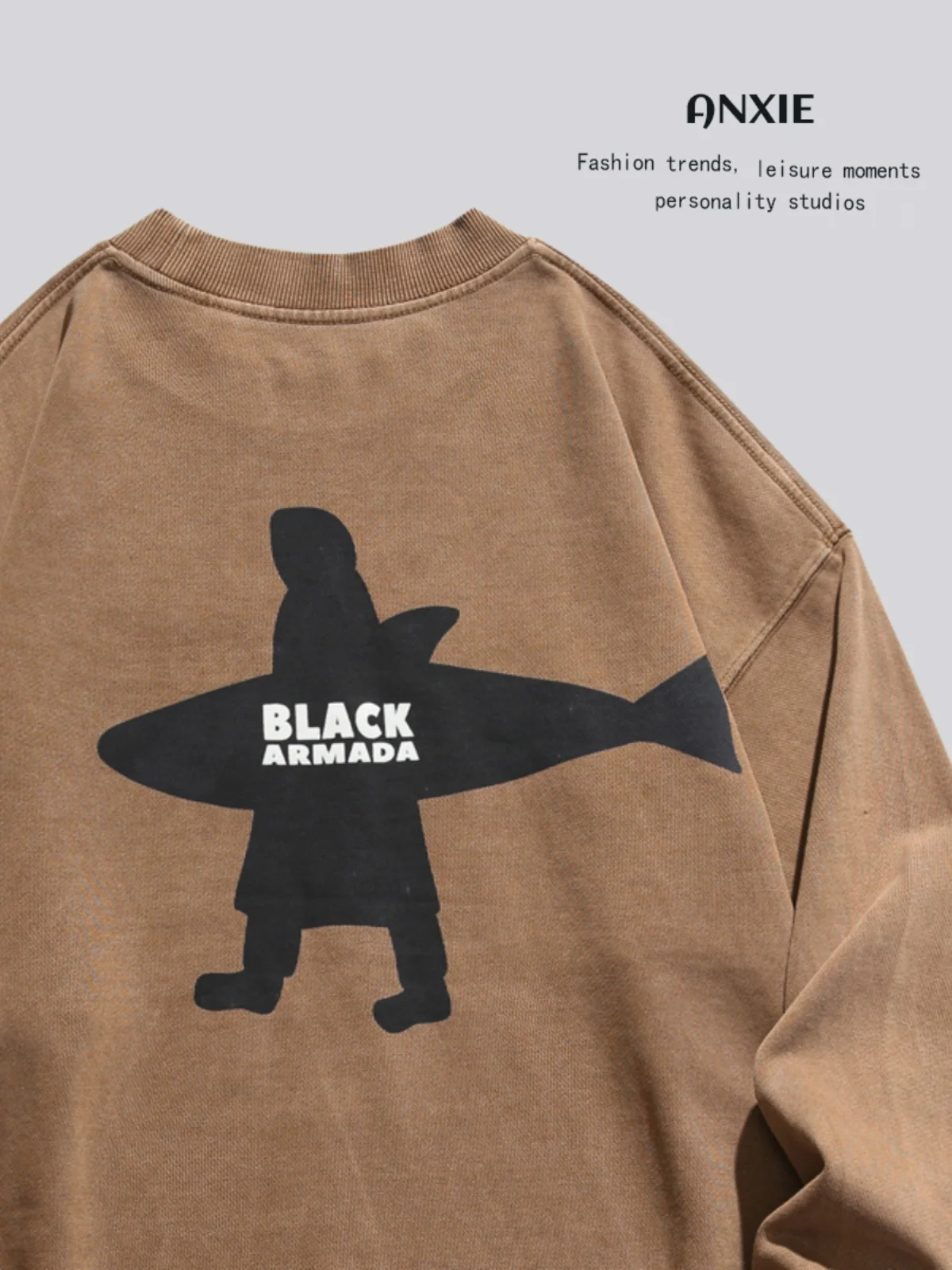 Свитшот ANXIE свободного кроя с принтом, повседневный, для пар, с круглым вырезом, весна-осень, верхняя одежда, стандартная длина, свободный крой
Свитшот ANXIE свободного кроя с принтом, повседневный, для пар, с круглым вырезом, весна-осень, верхняя одежда, стандартная длина, свободный крой