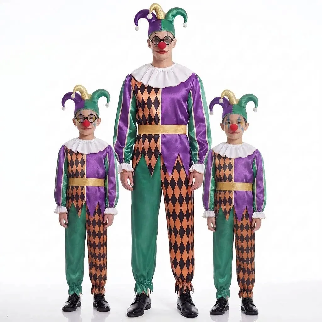 New Carnival Festival Complete Clown Cosplay Performance Stage Costume Cross-Border Little Clown Full Set Costume
New Carnival Festival Complete Clown Cosplay Performance Stage Costume Cross-Border Little Clown Full Set Costume