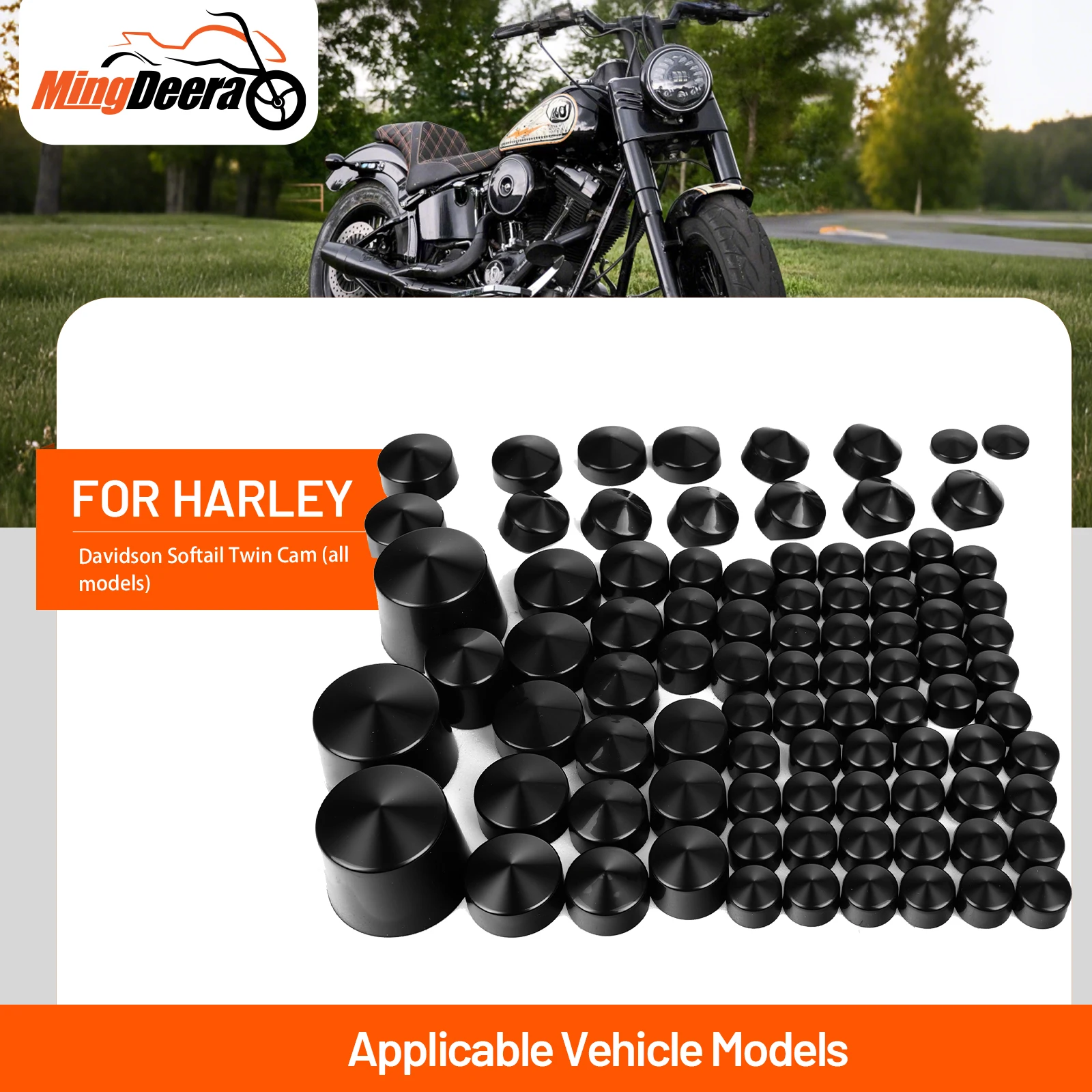 Motorcycle Bolt Covers Head For Harley Davidson Softail Twin Cam 1984-2006 Motorcycle Bolt Cover Caps Kit
Motorcycle Bolt Covers Head For Harley Davidson Softail Twin Cam 1984-2006 Motorcycle Bolt Cover Caps Kit