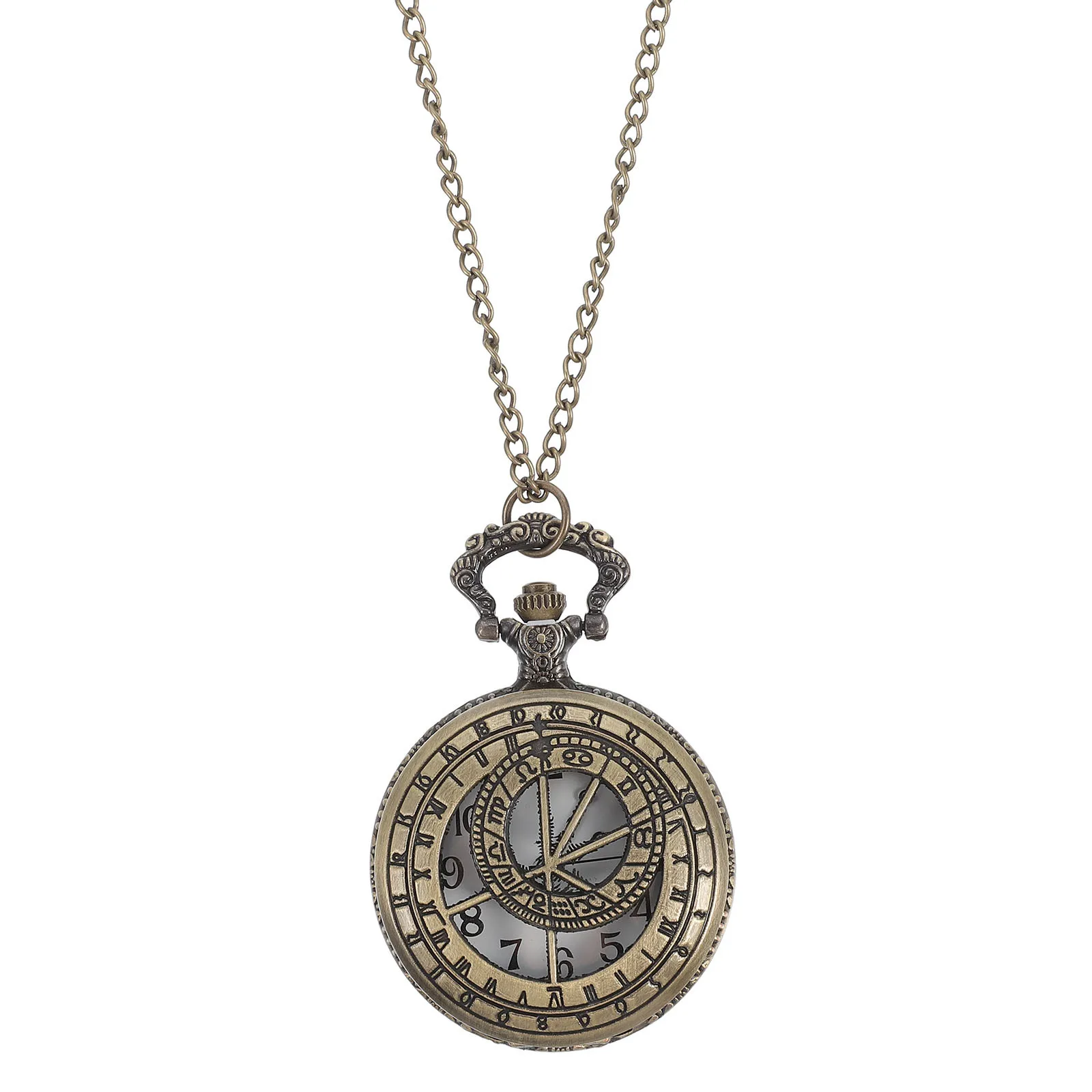 Vintage Hollow Digital Dial Pocket Watch Retro Hanging Necklace Watch Pendant Chain Classic Style Durable Clothing Decor
Vintage Hollow Digital Dial Pocket Watch Retro Hanging Necklace Watch Pendant Chain Classic Style Durable Clothing Decor