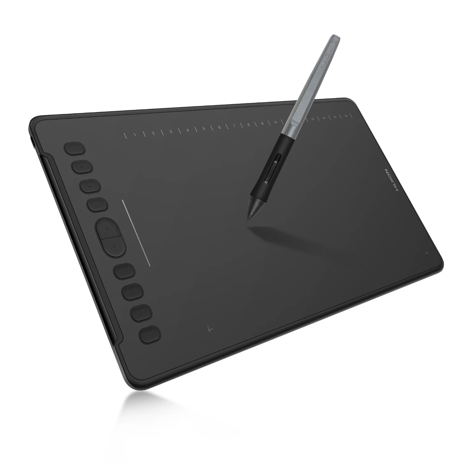 HUION Inspiroy H1161 Графические планшеты для рисования + сенсорная полоса, 10 клавиш быстрого доступа, большой планшет-ручка 11x6,88 дюйма для Android, Windows Mac
HUION Inspiroy H1161 Графические планшеты для рисования + сенсорная полоса, 10 клавиш быстрого доступа, большой планшет-ручка 11x6,88 дюйма для Android, Windows Mac