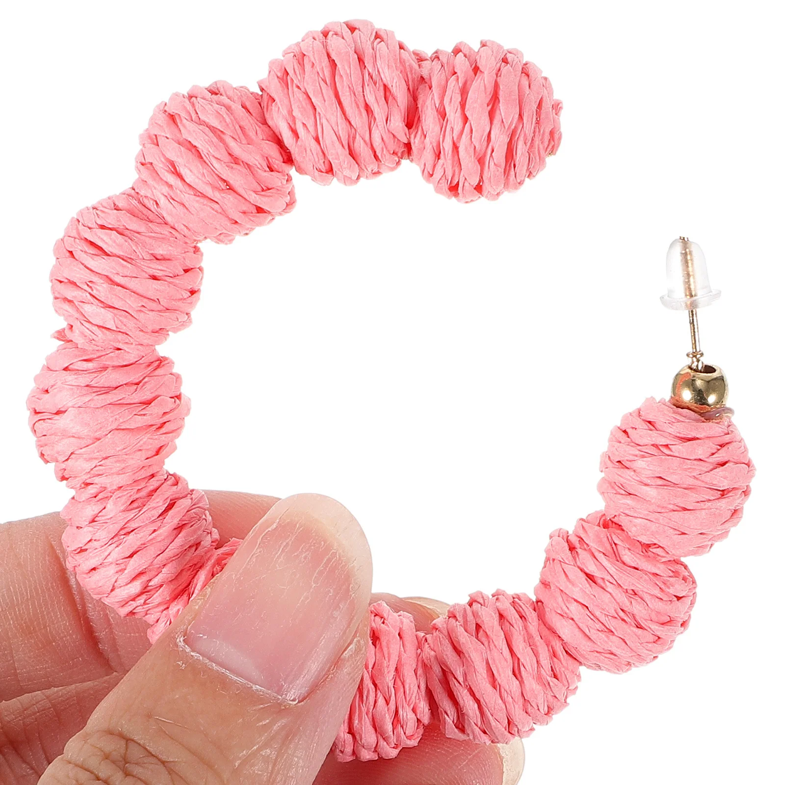 1Pair Bohemian Raffia Earrings Summer Handmade Hoop Lightweight Colorful Beaded Earrings for Women Facial Decoration 
1Pair Bohemian Raffia Earrings Summer Handmade Hoop Lightweight Colorful Beaded Earrings for Women Facial Decoration