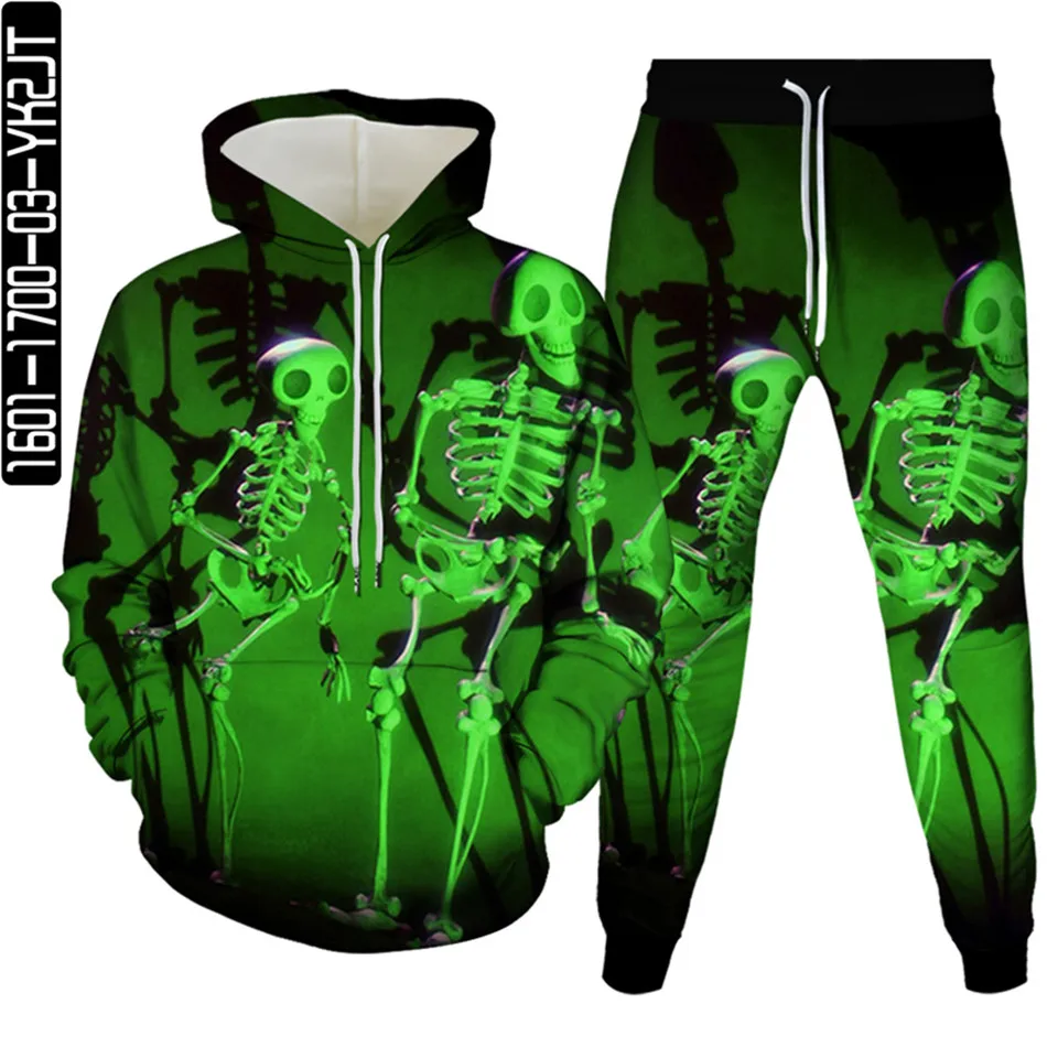 Men Punk Holloween Pumpkin Lantern Bat Print Outfits Set Long Sleeve Hooded Pullovers+Trouser 2 PieceSet Women Tracksuits S-6XL
Men Punk Holloween Pumpkin Lantern Bat Print Outfits Set Long Sleeve Hooded Pullovers+Trouser 2 PieceSet Women Tracksuits S-6XL