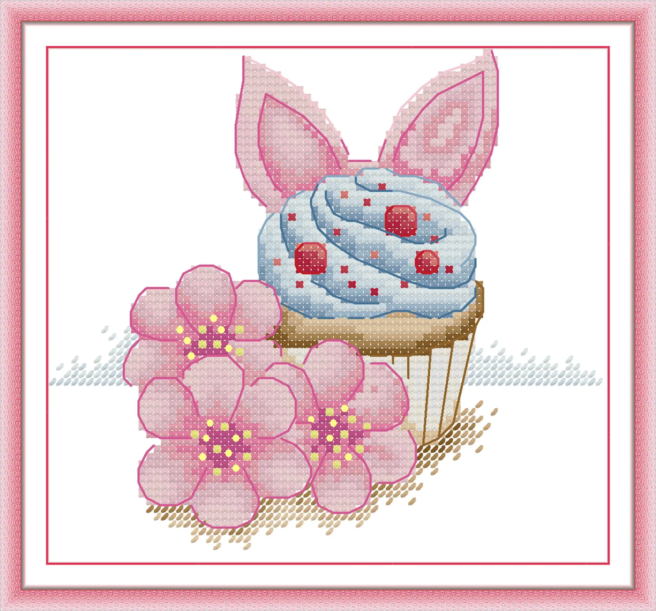 Maydear Full Cross Stitch Kit,11CT/14CT/16CT/9CT Aida Fabric,DMC Threads Sewing Pattern Embroidery Set-Peach Blossom & Cake
Maydear Full Cross Stitch Kit,11CT/14CT/16CT/9CT Aida Fabric,DMC Threads Sewing Pattern Embroidery Set-Peach Blossom & Cake