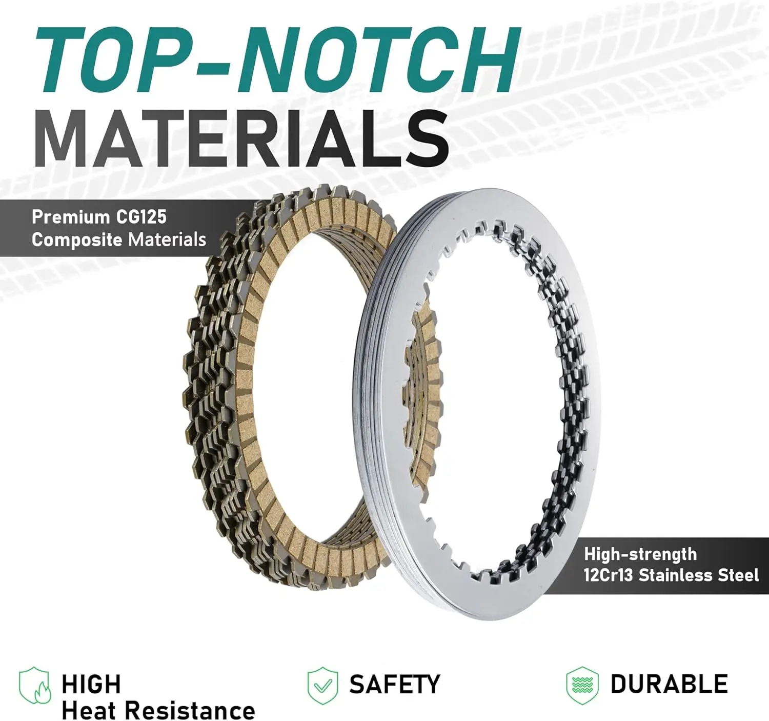 For Kawasaki KLX125 D-Tracker KLX140 KLX140G KLX140L KLX150 KLX150L clutch friction plate kit 13089-1108 13088-0040 13088-0041
For Kawasaki KLX125 D-Tracker KLX140 KLX140G KLX140L KLX150 KLX150L clutch friction plate kit 13089-1108 13088-0040 13088-0041
