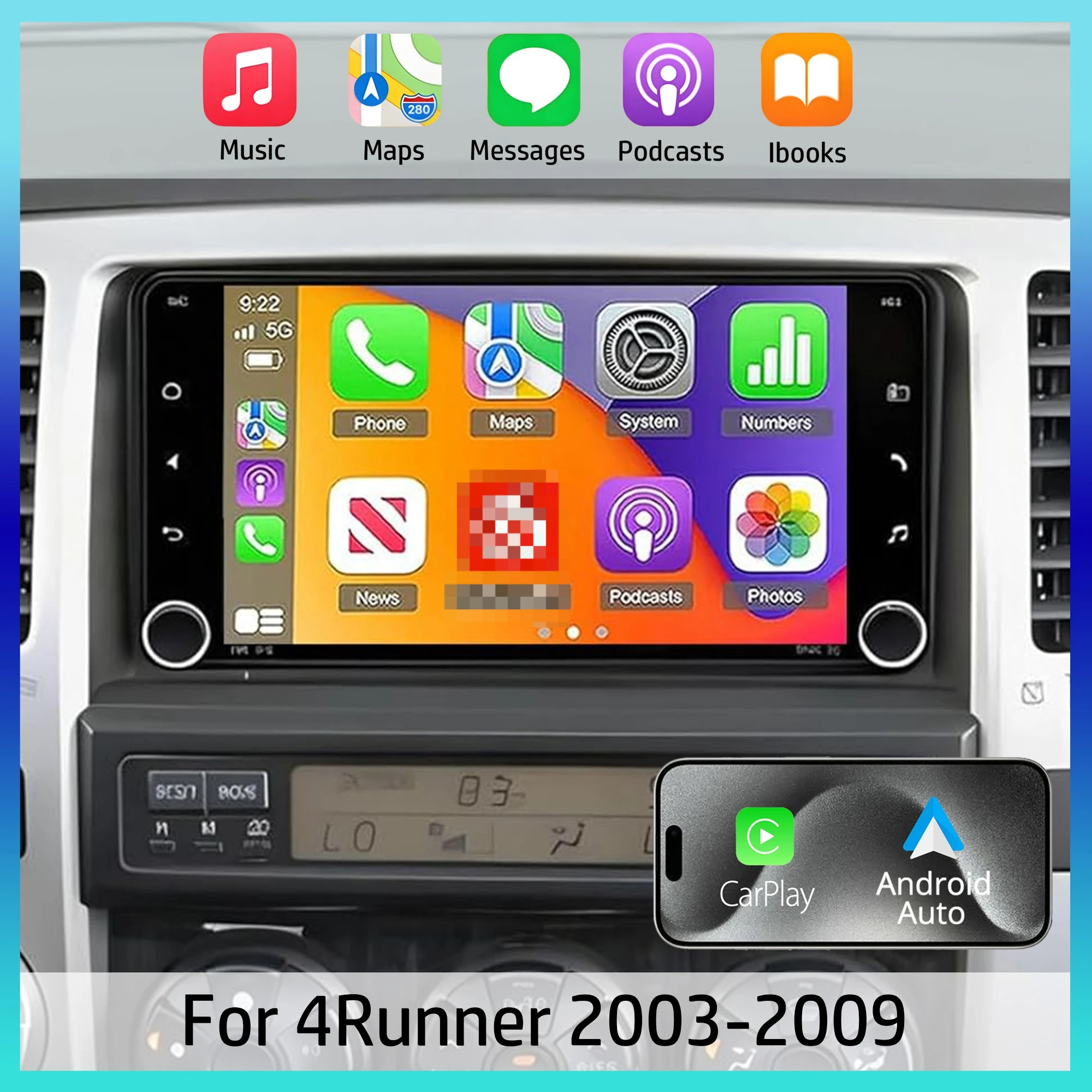 Android 13.0 GPS Car Navigation 4+64GB Double Din 7" Car Radio Stereo Player Bluetooth Compatible for Toyota 4Runner 2003-2009
Android 13.0 GPS Car Navigation 4+64GB Double Din 7" Car Radio Stereo Player Bluetooth Compatible for Toyota 4Runner 2003-2009