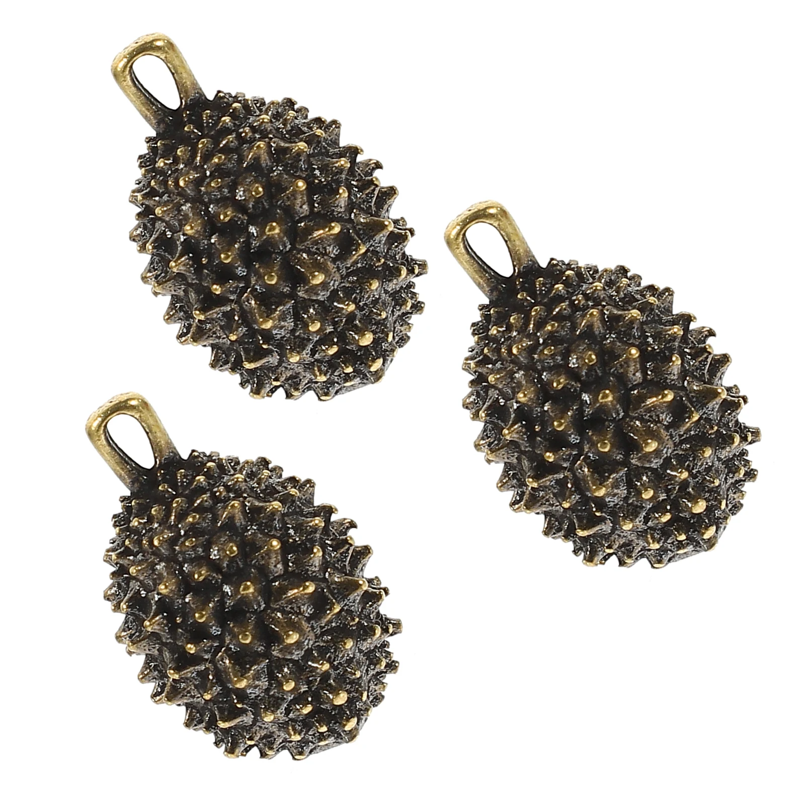 3pcs Durian Keychain Pendant Exquisite DIY Brass Necklace Hanging Decor Creative Keyring Home Decorative Charm
3pcs Durian Keychain Pendant Exquisite DIY Brass Necklace Hanging Decor Creative Keyring Home Decorative Charm