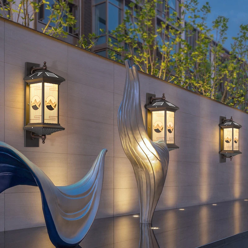 Outdoor Wall Light Chinese Waterproof Exterior Wall Hotel Villa Outdoor Landscape Project Door Post Light Garden Light Solar
Outdoor Wall Light Chinese Waterproof Exterior Wall Hotel Villa Outdoor Landscape Project Door Post Light Garden Light Solar