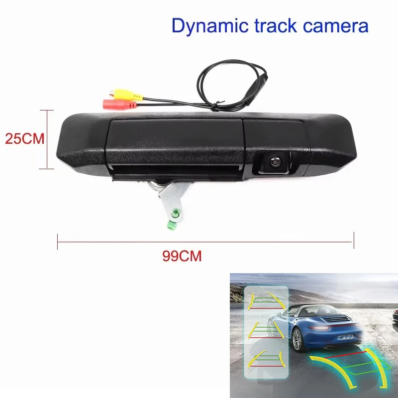 HD 1080P Dynamic Trajectory Car Parking Rear View Trunk Handle Camera For Toyota Tacoma
HD 1080P Dynamic Trajectory Car Parking Rear View Trunk Handle Camera For Toyota Tacoma