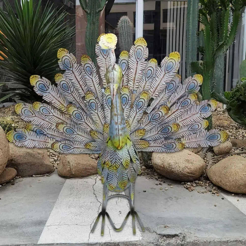 Garden Peacock Statue Iron Distressed Peacock Lawn Decoration Outdoor Patio Yard Art Bird Sculpture Metal Peacock Sculpture
Garden Peacock Statue Iron Distressed Peacock Lawn Decoration Outdoor Patio Yard Art Bird Sculpture Metal Peacock Sculpture