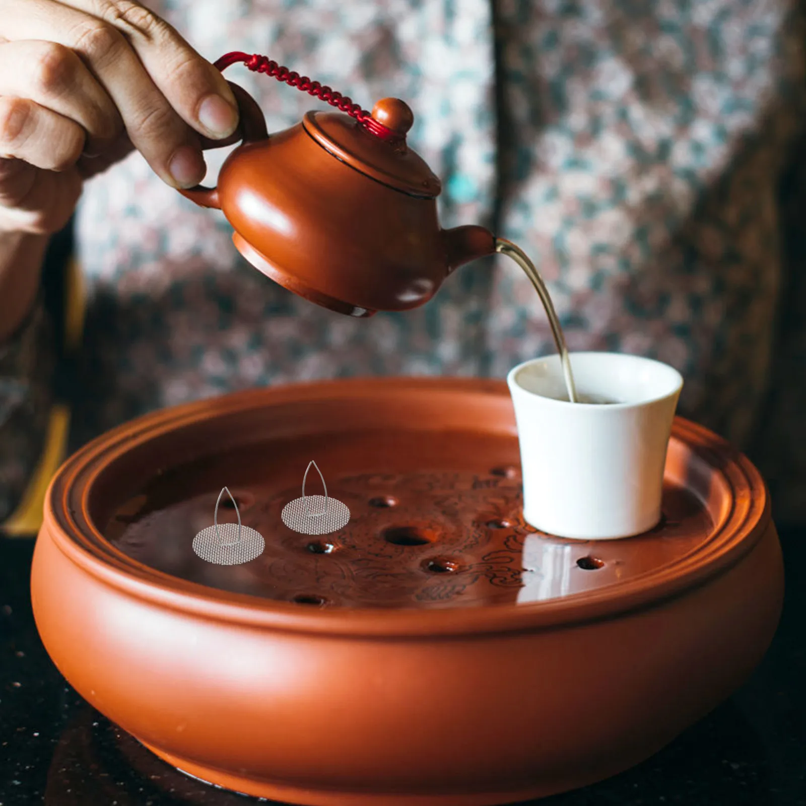 2Pcs Teapot Spout Filter Insert Stainless Steel Mesh Strainer for Loose Leaf Tea Universal Fit for Japanese Chinese Teapots Puer
2Pcs Teapot Spout Filter Insert Stainless Steel Mesh Strainer for Loose Leaf Tea Universal Fit for Japanese Chinese Teapots Puer