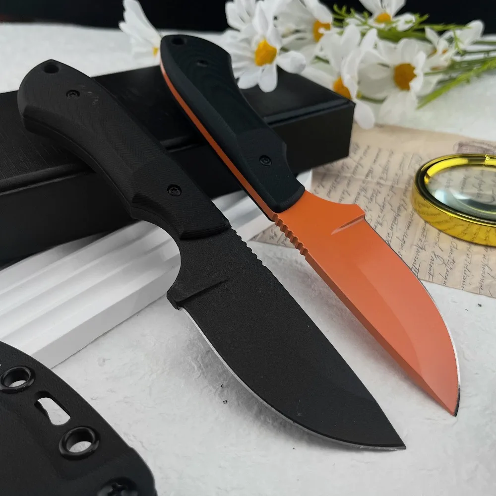Легкий прочный охотничий нож с фиксированным клинком из стали 8Cr13Mov, рукоять G10, прямой нож EDC, высокая твердость, инструмент для чистки овощей
Легкий прочный охотничий нож с фиксированным клинком из стали 8Cr13Mov, рукоять G10, прямой нож EDC, высокая твердость, инструмент для чистки овощей