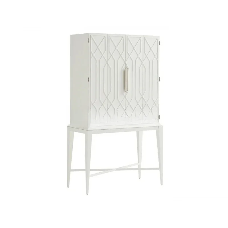 American light luxury solid wood wine cabinet modern simple villa living room decoration cabinet ivory white high cabinet
American light luxury solid wood wine cabinet modern simple villa living room decoration cabinet ivory white high cabinet