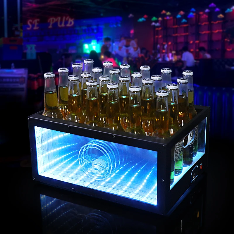 Bar KTV commercial iron frame double-sided abyss ice bucket nightclub glowing beer frame PC plastic LED liquor bucket wine frame
Bar KTV commercial iron frame double-sided abyss ice bucket nightclub glowing beer frame PC plastic LED liquor bucket wine frame