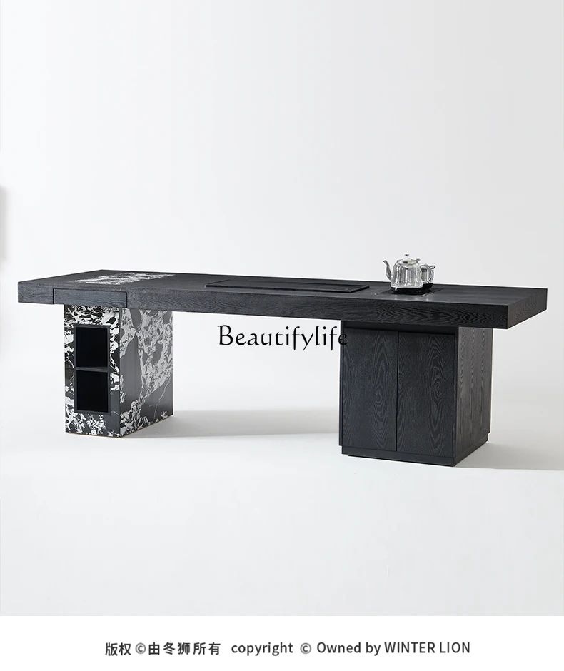 -Minimalist solid wood tea table Island Taiwan light luxury modern simple high-end villa art design style tea table
-Minimalist solid wood tea table Island Taiwan light luxury modern simple high-end villa art design style tea table