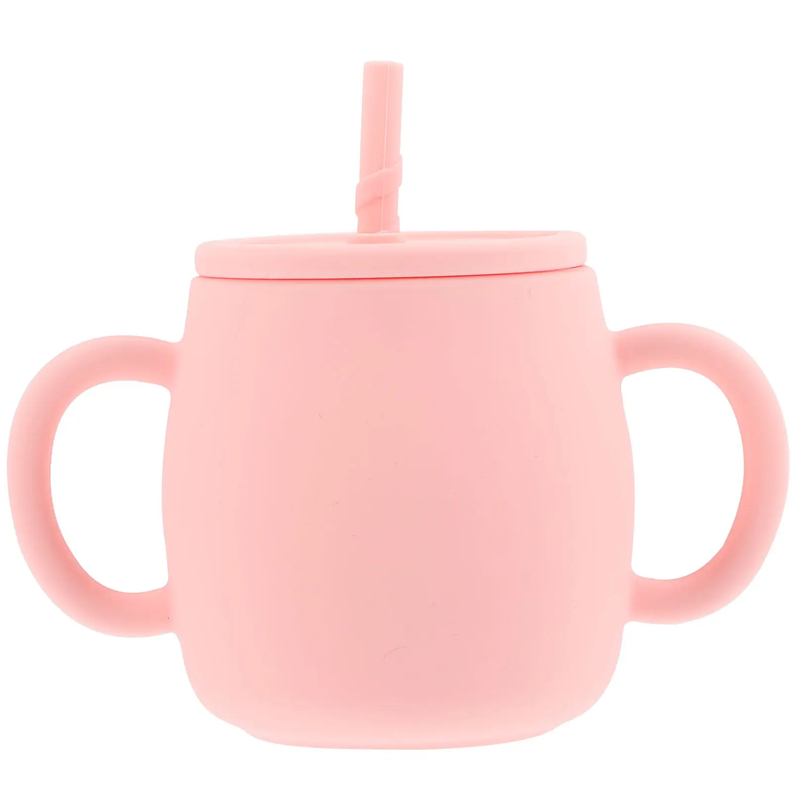 Baby Silicone Training Cup Straw Handle Design Easy Grip Toddler Straw Cup for Drinking Water Milk Independent Use
Baby Silicone Training Cup Straw Handle Design Easy Grip Toddler Straw Cup for Drinking Water Milk Independent Use
