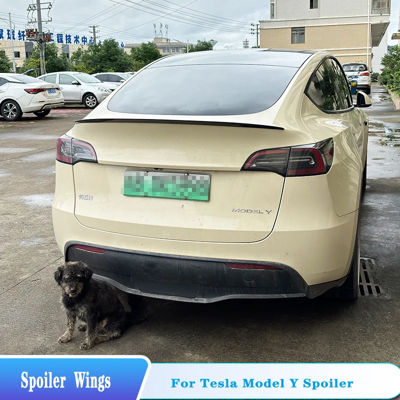 For Tesla Model Y Rear Trunk Lip Spoiler Rear Lid Wings ABS Plastic Black Carbon Car Exterior Tuning BodyKit Accessories Styling
For Tesla Model Y Rear Trunk Lip Spoiler Rear Lid Wings ABS Plastic Black Carbon Car Exterior Tuning BodyKit Accessories Styling