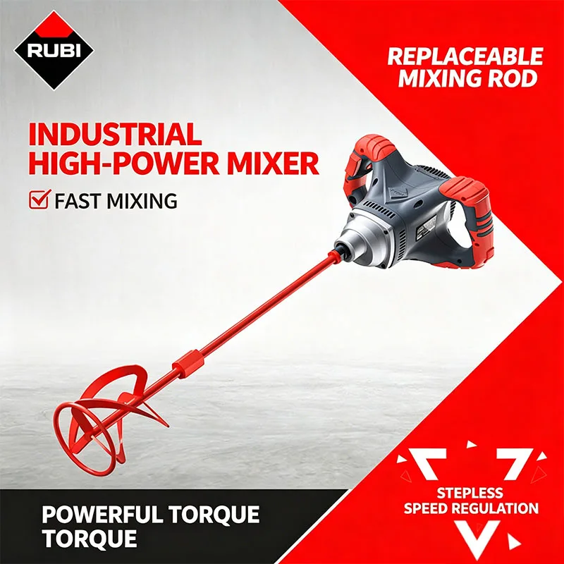RUBI Concrete Mixer RUBIMIX-8/9 Industrial Coatings Paint Cement Putty Powder Electric Concrete Mixer Rubi Professional Mixer
RUBI Concrete Mixer RUBIMIX-8/9 Industrial Coatings Paint Cement Putty Powder Electric Concrete Mixer Rubi Professional Mixer