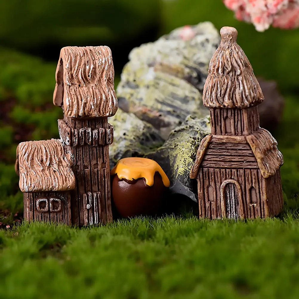4pcs Mini Wooden Plank Castle Decoration Cartoon Country House Figurine Desktop Scene Resin Craft Garden Landscape Ornament
4pcs Mini Wooden Plank Castle Decoration Cartoon Country House Figurine Desktop Scene Resin Craft Garden Landscape Ornament