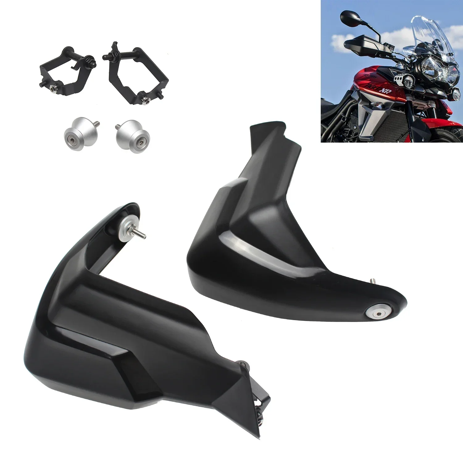For Triumph Tiger 800 1200 Motorcycle Plastic Hand Guard Handle Protector Robust Shield Windproof motorcycle accesorios
For Triumph Tiger 800 1200 Motorcycle Plastic Hand Guard Handle Protector Robust Shield Windproof motorcycle accesorios