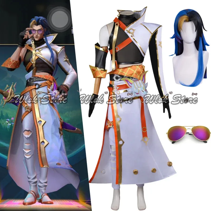 Game LOL Heartsteel Yone Cosplay Costume Wig Synthetic Highlights Hair Men Halloween Party Carnival Roleplay Uniform Accessories
Game LOL Heartsteel Yone Cosplay Costume Wig Synthetic Highlights Hair Men Halloween Party Carnival Roleplay Uniform Accessories