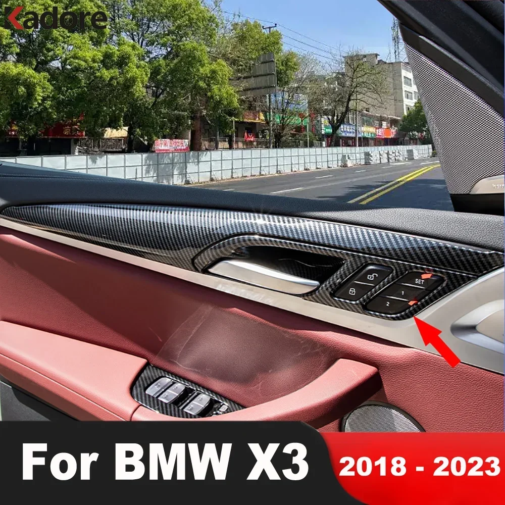 Внутренняя внутренняя дверная ручка, накладка на чашу для BMW X3 SUV 2018 2019 2020 2021 2022 2023, аксессуары для интерьера из углеродного волокна
Внутренняя внутренняя дверная ручка, накладка на чашу для BMW X3 SUV 2018 2019 2020 2021 2022 2023, аксессуары для интерьера из углеродного волокна