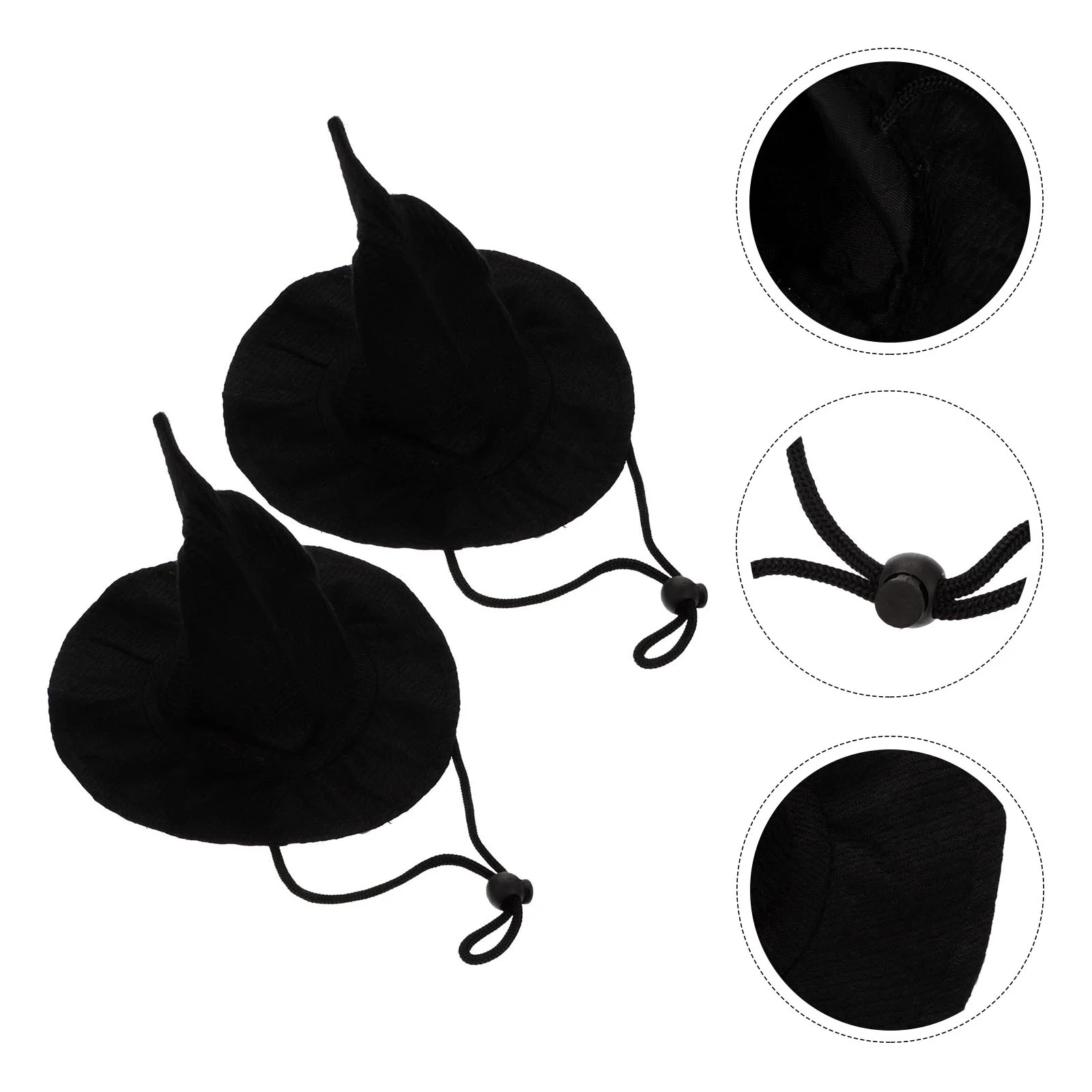 2 Pcs Halloween Costumes Decor Pet Pointed Hat Dog Kitten Puppy Black Witch for Man
2 Pcs Halloween Costumes Decor Pet Pointed Hat Dog Kitten Puppy Black Witch for Man