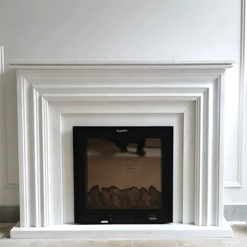 Marble European fireplace French living room home decoration simulation flame American stone carving white marble stone fireplac
Marble European fireplace French living room home decoration simulation flame American stone carving white marble stone fireplac