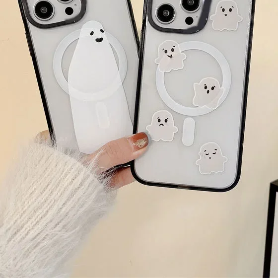 Cartoon Ghost MagSafe Phone Case Cover for IPhone 12 13 14 15 Pro Max Case for IPhone 15 Pro Max
Cartoon Ghost MagSafe Phone Case Cover for IPhone 12 13 14 15 Pro Max Case for IPhone 15 Pro Max