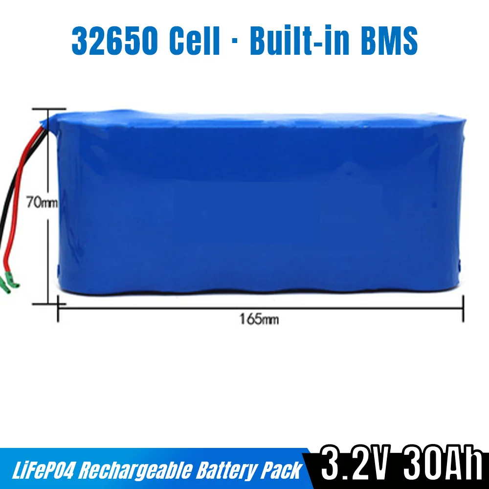 3.2V 30Ah LiFePO4 Battery Pack Battery Pack Built-in BMS 32650 Cell Lithium Iron Phosphate for Solar light street light
3.2V 30Ah LiFePO4 Battery Pack Battery Pack Built-in BMS 32650 Cell Lithium Iron Phosphate for Solar light street light