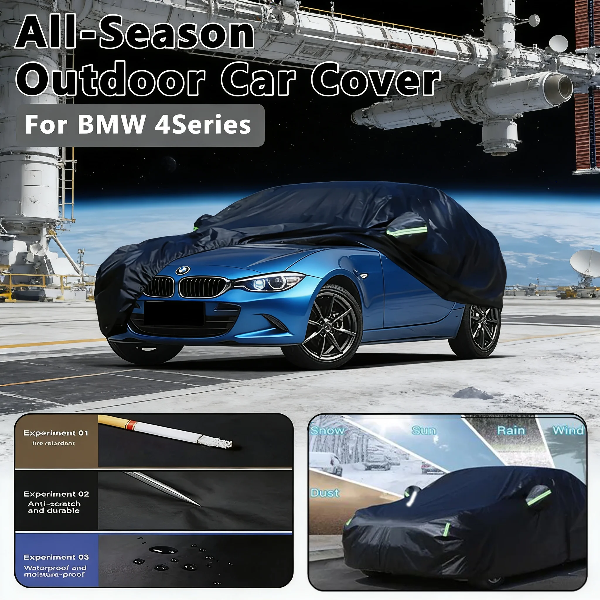 Для BMW 4-серии, наружная защита, полный автомобильный чехол, снежный чехол, солнцезащитный козырек, водонепроницаемый, пылезащитный, внешние автомобильные аксессуары
Для BMW 4-серии, наружная защита, полный автомобильный чехол, снежный чехол, солнцезащитный козырек, водонепроницаемый, пылезащитный, внешние автомобильные аксессуары