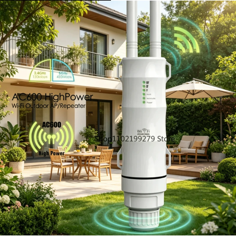 2026 NEW AC600 High Power Outdoor WiFi Repeater Dualband 2.4G 5Ghz Long Range Extender AP Router POE Built in Lightning Arrester
2026 NEW AC600 High Power Outdoor WiFi Repeater Dualband 2.4G 5Ghz Long Range Extender AP Router POE Built in Lightning Arrester