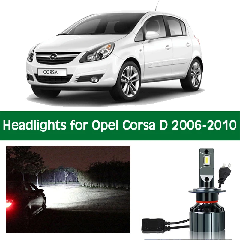 Car Headlamp For Opel Corsa D 2006 2007 2008 2009 2010 LED Headlight Bulb Low Beam High Beam Canbus 12v 6000k Lights Accessories
Car Headlamp For Opel Corsa D 2006 2007 2008 2009 2010 LED Headlight Bulb Low Beam High Beam Canbus 12v 6000k Lights Accessories