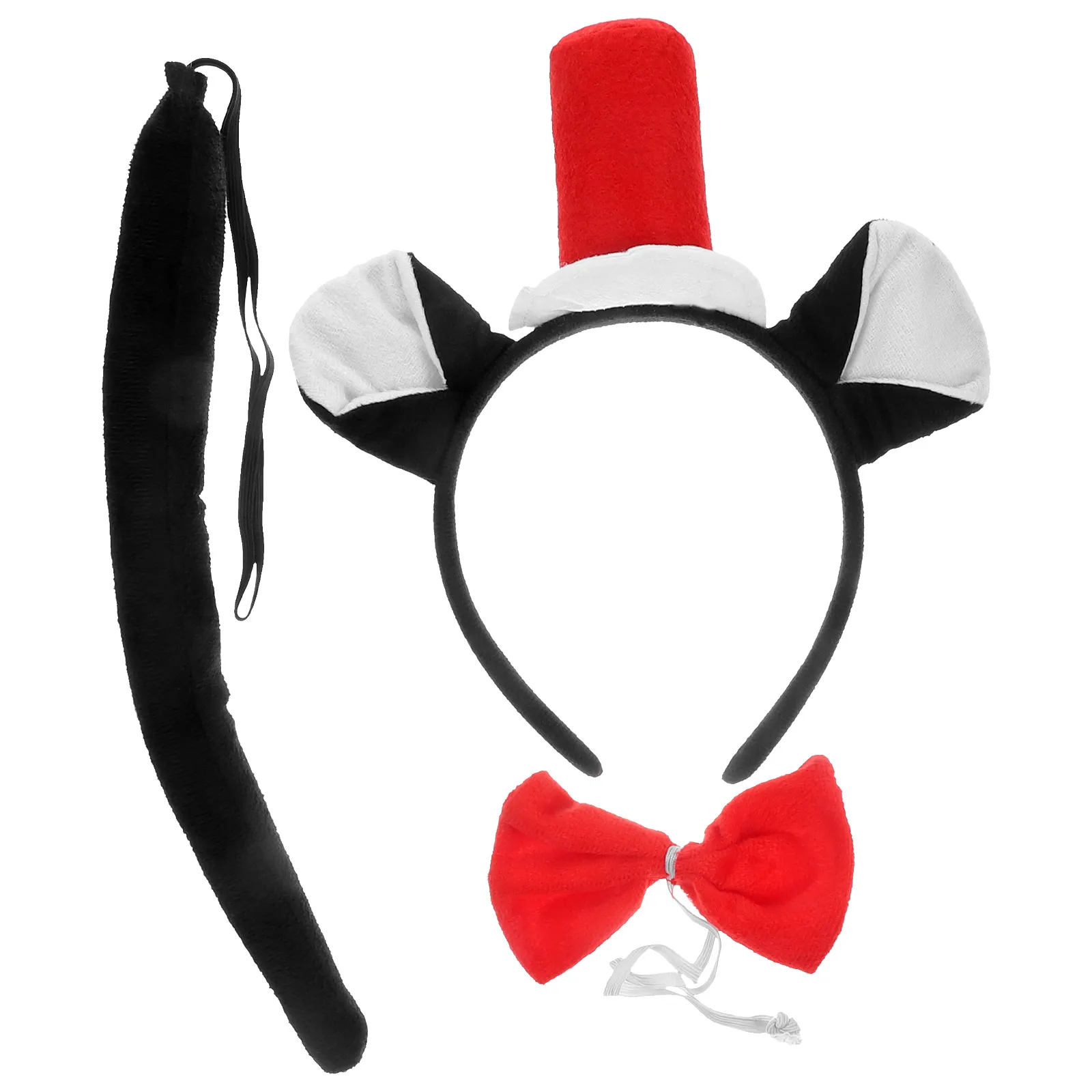 Black Cat Headb Set Halloween Costume Props Hat Ears Tail for Party Stage Performance Cosplay Hairb Accessories
Black Cat Headb Set Halloween Costume Props Hat Ears Tail for Party Stage Performance Cosplay Hairb Accessories