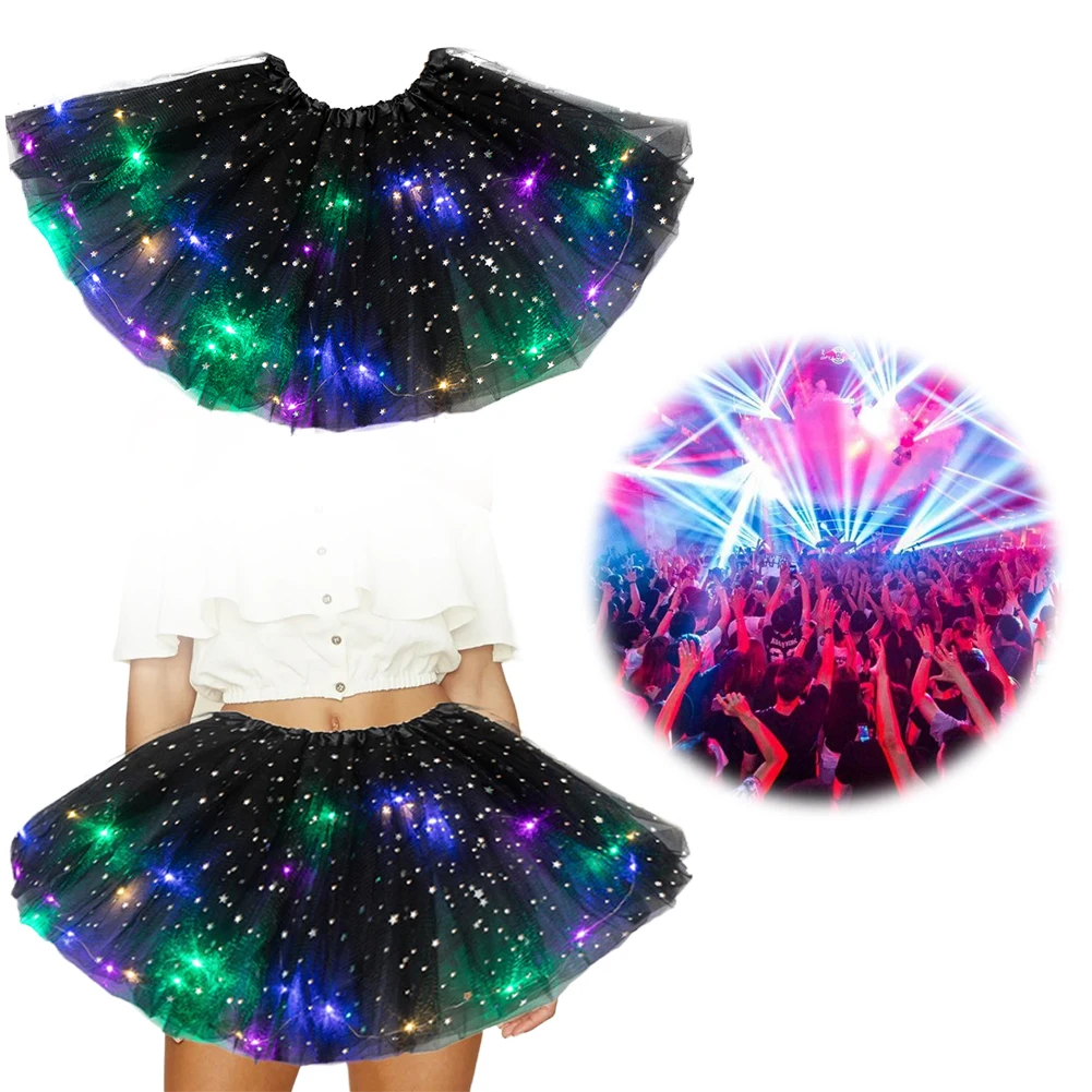 Womens LED Tutu Skirt Sparkly Sequin Ballet Dance Tulle Skirt Ballet Skirt Glow Tulle Dance Skirts for Party Carnival Costume
Womens LED Tutu Skirt Sparkly Sequin Ballet Dance Tulle Skirt Ballet Skirt Glow Tulle Dance Skirts for Party Carnival Costume