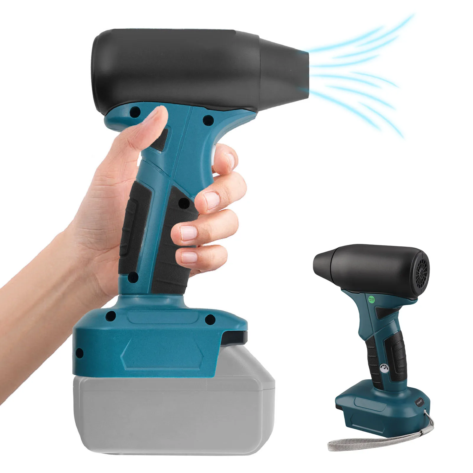 Dry Blower Mini Blower 130000RPM Handheld Turbofan Car Dryer Dust Removal for BL1815 BL1820 BL1830 18V Series Li Battery
Dry Blower Mini Blower 130000RPM Handheld Turbofan Car Dryer Dust Removal for BL1815 BL1820 BL1830 18V Series Li Battery
