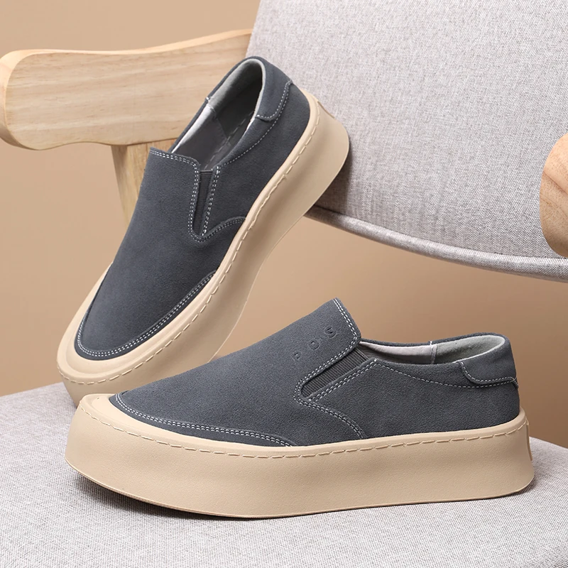 New men's solid color low cut frosted casual lightweight lazy shoes 250302
New men's solid color low cut frosted casual lightweight lazy shoes 250302