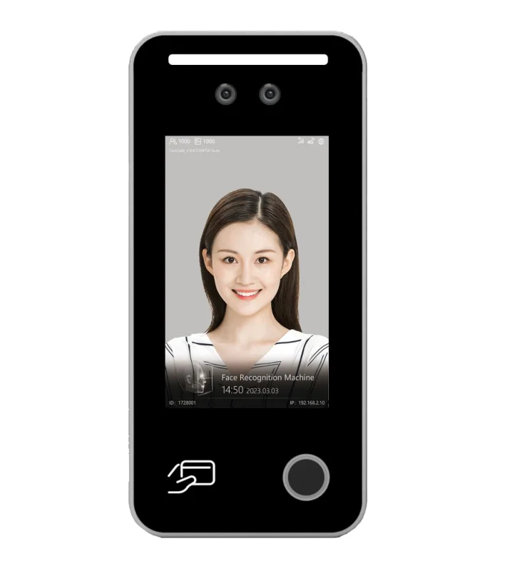 001 Face Recognition Terminal High Resolution Camera Face Recognition Access Control Time Attendance Machine OEM ODM Ant IP54 5i
001 Face Recognition Terminal High Resolution Camera Face Recognition Access Control Time Attendance Machine OEM ODM Ant IP54 5i