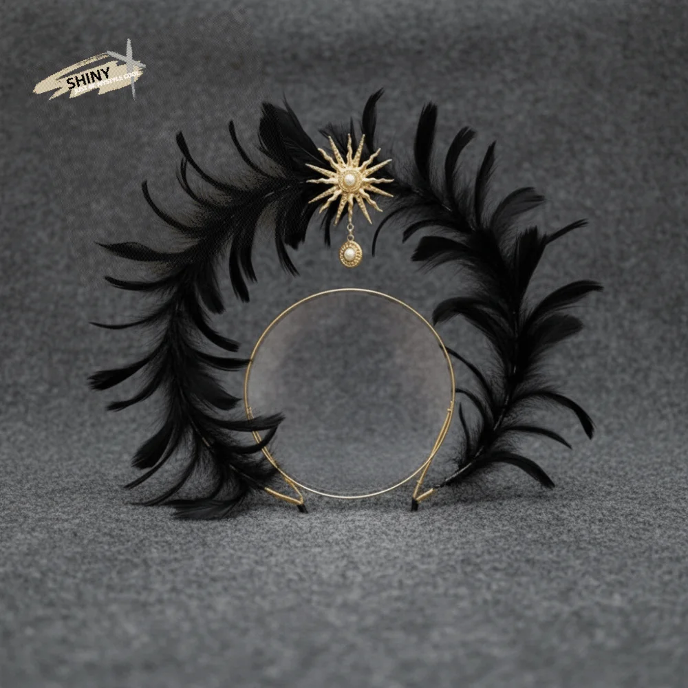 Dress Up Props Feather Glory Crown Headband Handmade Glory Shape Virgin Mary Queen Tiara Vintage Style Double Layer
Dress Up Props Feather Glory Crown Headband Handmade Glory Shape Virgin Mary Queen Tiara Vintage Style Double Layer