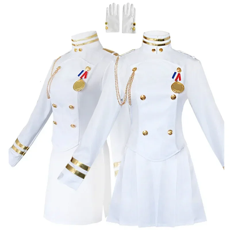 Game Azur Lane White Ship Uniform Cosplay Costume Women Dress Atago Takao Coat +Skirt+Gloves+Socks+Headgear Costumes
Game Azur Lane White Ship Uniform Cosplay Costume Women Dress Atago Takao Coat +Skirt+Gloves+Socks+Headgear Costumes